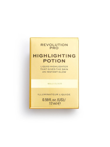 REVOLUTION PRO Highlighting Potion Gold Elixir Хайлайтер  17ml
