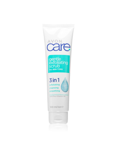 Avon Care 3 in 1 нежен пилинг на кожата за всички видове кожа, включително и чувствителна 100 мл.