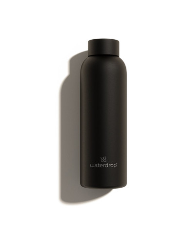 Waterdrop Thermo Steel неръждаема бутилка за вода боя Black Matt 600 мл.