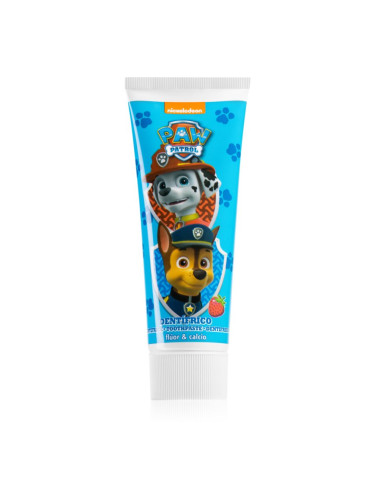 Nickelodeon Paw Patrol Toothpaste паста за зъби за деца с аромат на ягода 75 мл.