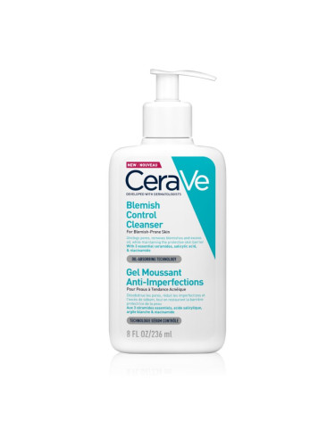 CeraVe Blemish Control почистващ гел против несъвършенствата на акнозна кожа 236 мл.