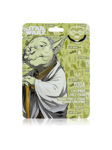 Mad Beauty Star Wars Yoda успокояваща платнена маска 25 мл.