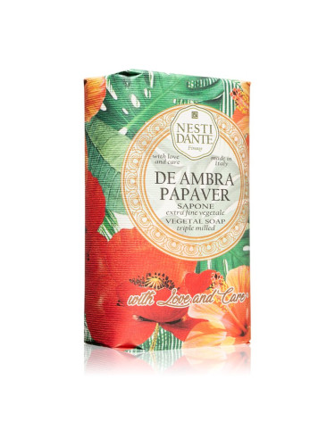 Nesti Dante De Ambra Papaver екстра лек натурален сапун 250 гр.