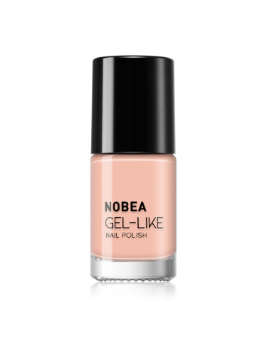 NOBEA Day-to-Day Gel-like Nail Polish лак за нокти с гел ефект цвят Moccasin #N60 6 мл.