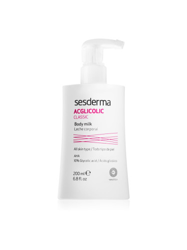 Sesderma Acglicolic Classic Body стягащо мляко за тяло  с пилинг ефект 200 мл.