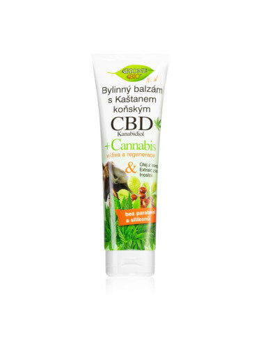 Bione Cosmetics Cannabis CBD балсам за релаксиращ масаж с конопено масло 300 мл.