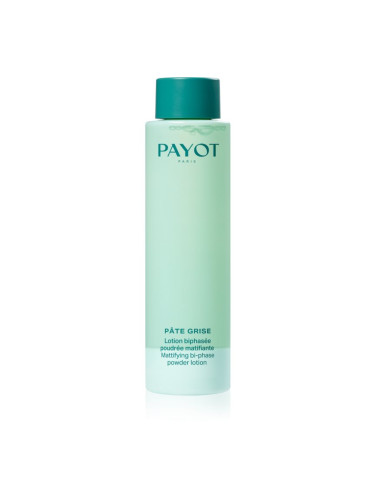 Payot Pâte Grise Mattifying Bi-Phase Powder Lotion почистваща вода за лице за смесена и мазна кожа 200 мл.