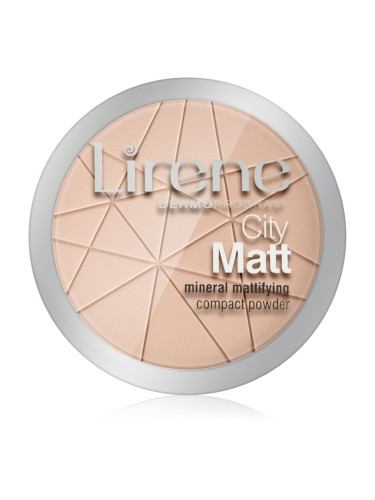 Lirene City Matt матираща пудра цвят 02 Natural 9 гр.