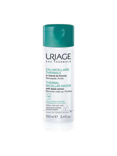 Uriage Hygiène Thermal Micellar Water - Combination to Oily Skin мицеларна почистваща вода за комбинирана към мазна кожа 100 мл.
