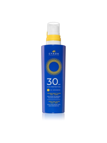 Gyada Cosmetics Solar High Protection защитен крем за лице и тяло SPF 30 200 мл.