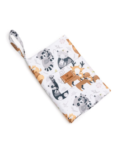 T-Tomi Diaper Bag калъф за пелени Animals 21x28 см