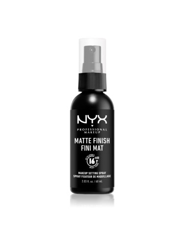 NYX Professional Makeup Makeup Setting Spray Matte спрей за фиксация 01 Matte Finish / Long Lasting 60 мл.