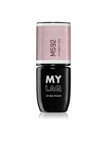 MYLAQ UV Gel Polish гел лак за нокти цвят My Basic Look 5 мл.