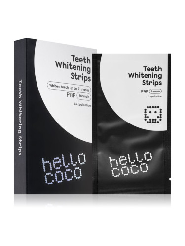 Hello Coco PAP+ Teeth Whitening Strips избелващи ленти за зъби 14 бр.