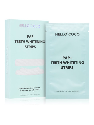 Hello Coco PAP+ Teeth Whitening Strips избелващи ленти за зъби 28 бр.