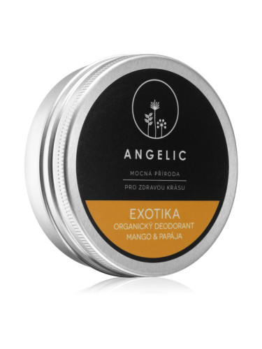 Angelic Organic deodorant "Exotica" Mango & Papaya крем-дезодорант с БИО качество 50 мл.