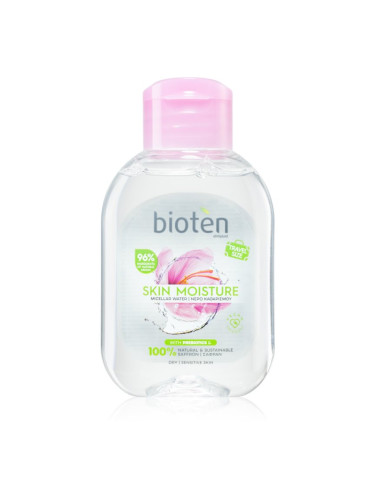 Bioten Skin Moisture почистваща и премахваща грима мицеларна вода за суха и чувствителна кожа 100 мл.