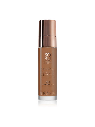SOSU Cosmetics Radiance Base течен хайлайтър цвят Silk Bronze