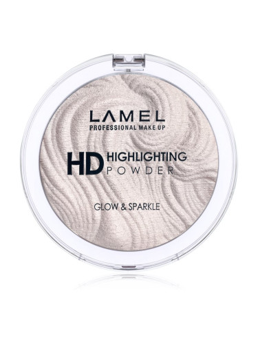 LAMEL Insta Glow and Sparkle компактна озаряваща пудра цвят 401 12 гр.