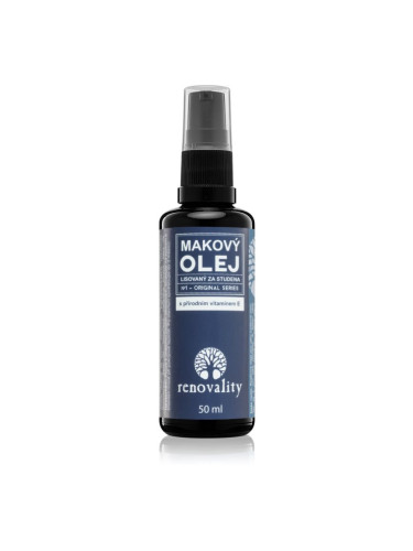Renovality Original Series Poppy seed oil with natural vitamin E олио за лице за всички типове кожа на лицето 50 мл.