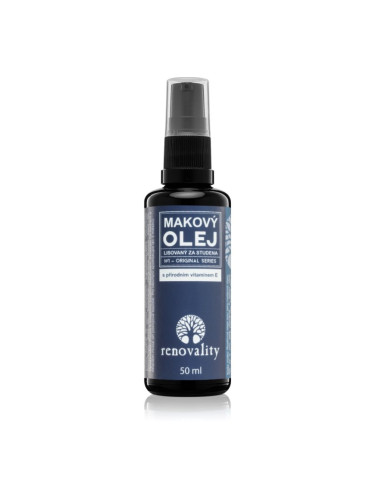 Renovality Original Series Poppy seed oil with natural vitamin E олио за лице за всички типове кожа на лицето 50 мл.