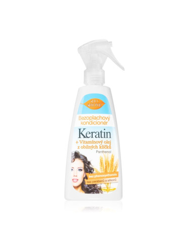 Bione Cosmetics Keratin + Grain балсам в спрей без отмиване 260 мл.