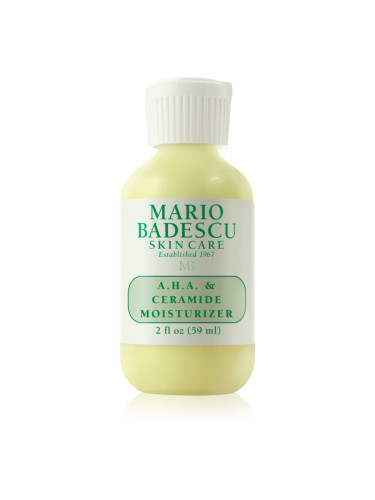 Mario Badescu A.H.A. & Ceramide Moisturizer хидратиращ крем  за озаряване на лицето 59 мл.