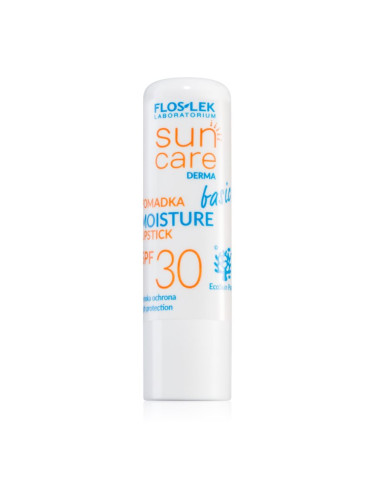 FlosLek Laboratorium Sun Care Derma Basic защитен балсам за устни SPF 30 3,8 гр.