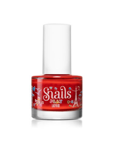 Snails Mini Play лак за нокти  за деца цвят Ladybird 7 мл.