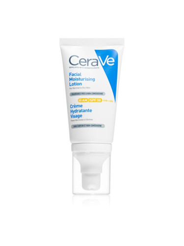 CeraVe Moisturizers Facial Moisturising Lotion интензивна хидратираща грижа SPF 50 52 мл.