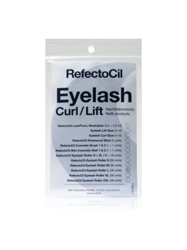 RefectoCil Eyelash Curl ролки за трайно къдрене за мигли размер L 36 бр.