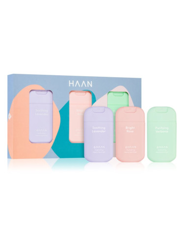 HAAN Gift Sets Blossom Elixir Essentials спрей за почистване на ръце подаръчен комплект 3 бр.