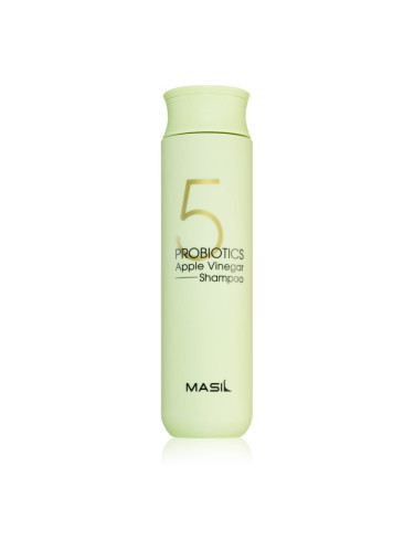 MASIL 5 Probiotics Apple Vinegar дълбоко почистващ шампоан за коса и скалп 300 мл.