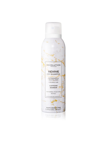 Revolution Haircare Dry Shampoo Revive освежаващ сух шампоан с кофеин 200 мл.