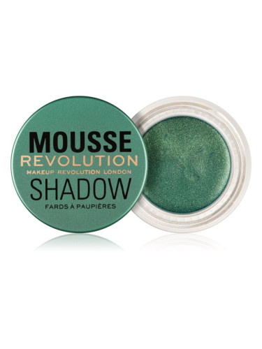 Makeup Revolution Mousse кремави сенки са очи цвят Emerald Green 4 гр.