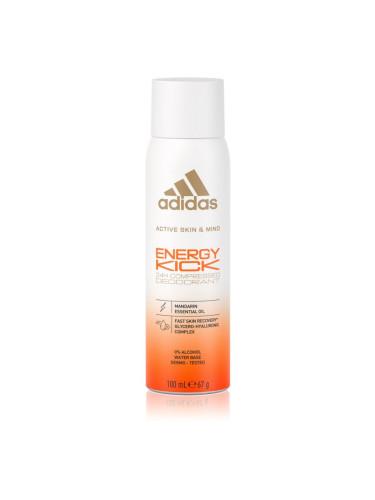 Adidas Energy Kick дезодорант в спрей 24 часа 100 мл.