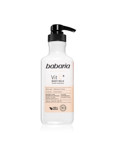 Babaria Vitamin E хидратиращо мляко за тяло за суха кожа 500 мл.