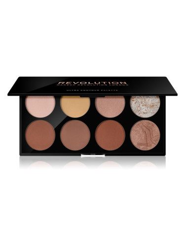 Makeup Revolution Ultra Contour палитра контури за лице 1.25 гр.