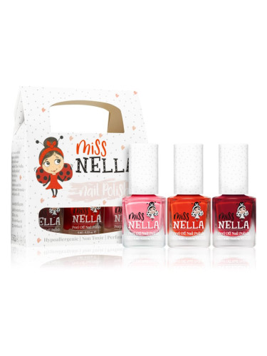 Miss Nella Peel Off Nail Polish Set комплект лак за нокти