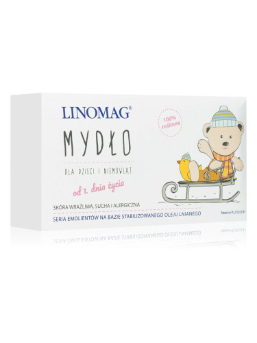 Linomag Soap for children and babies твърд сапун за деца от раждането им 100 гр.