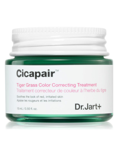 Dr. Jart+ Cicapair™ Tiger Grass Color Correcting Treatment интензивен крем, намаляващ зачервяването на кожата 15 мл.