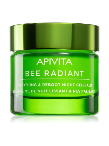 Apivita Bee Radiant нощен детоксикиращ и изглаждащ гел-балсам 50 мл.