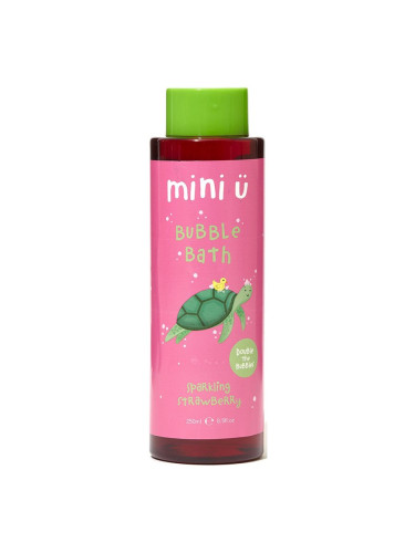 Mini-U Bubble Bath Sparkling Strawberry пяна за вана за деца 250 мл.