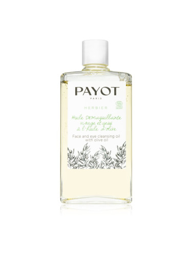 Payot Herbier Huile Démaquillante Visage & Yeux почистващо масло за очи, устни и лице с маслинено олио 95 мл.