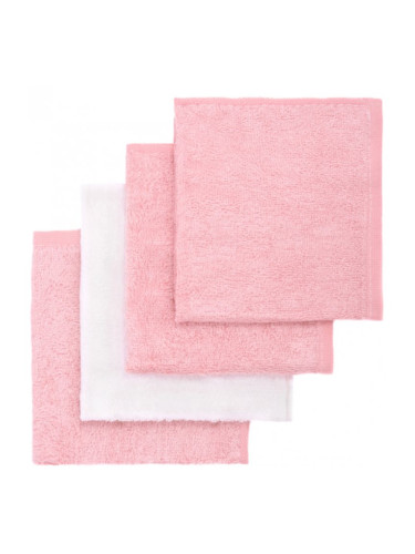 T-TOMI BIO Bamboo Baby Washcloths кърпа за измиване Pink 25 x 25 cm 4 бр.