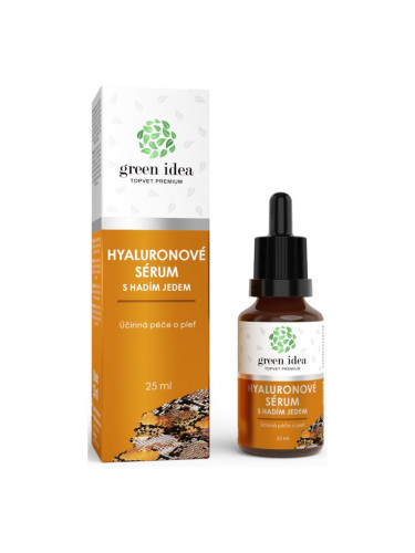 Green Idea Hyaluronic serum with snake venom серум за лице за зряла кожа 25 мл.