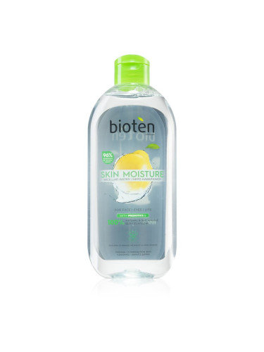 Bioten Skin Moisture почистваща и премахваща грима мицеларна вода за нормална към смесена кожа 400 мл.