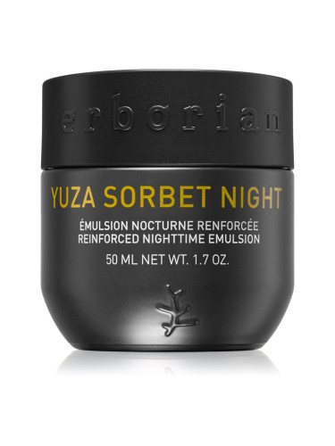 Erborian Yuza Sorbet лека нощна емулсия за стягане на кожата 50 мл.