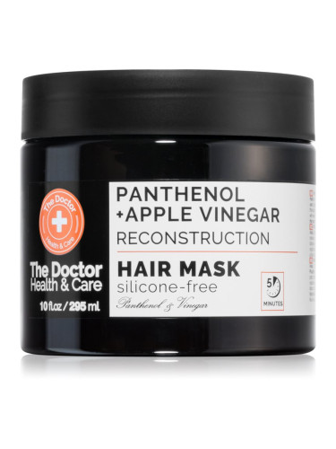 The Doctor Panthenol + Apple Vinegar Reconstruction подхранваща маска за коса с пантенол 295 мл.