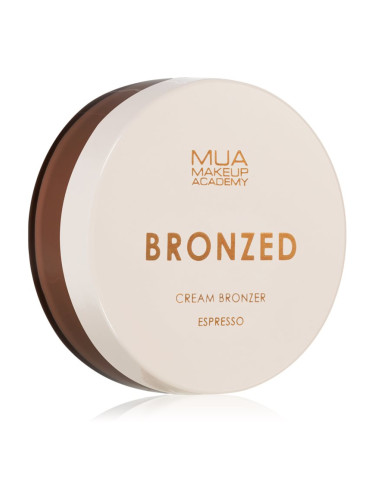 MUA Makeup Academy Bronzed бронзър-крем цвят Espresso 14 гр.